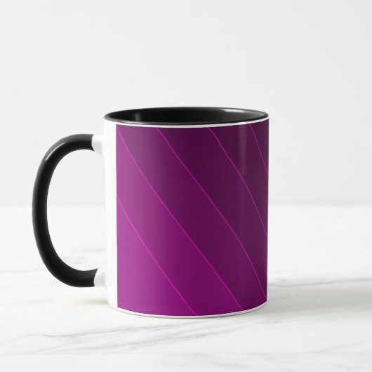 Abstrakte, moderne Striplinien, dunkel pl Tasse (Links)