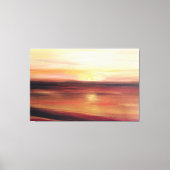 Abstrakte moderne Sunset Art Leinwanddruck (Vorderseite)