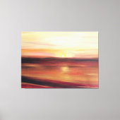 Abstrakte moderne Sunset Art Leinwanddruck (Vorderseite)