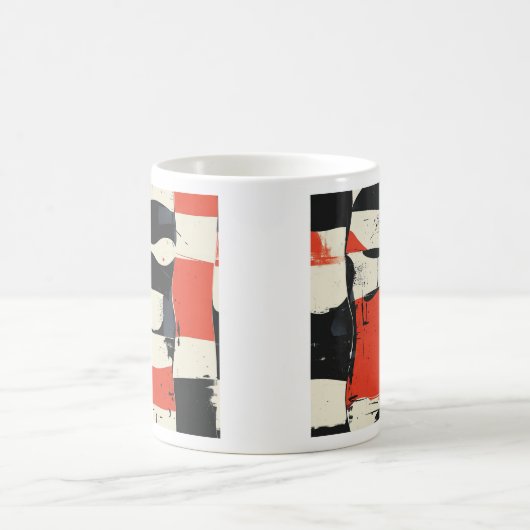 Abstrakte moderne Tasse (Mittel)