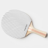 Abstrakte Moderne Tischtennis Schläger (Seitenansicht)