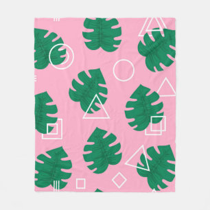 Abstrakte moderne trendige Hipster Geometrie Naht Fleecedecke