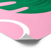 Abstrakte moderne trendige Hipster Geometrie Naht Poster (Ecke)