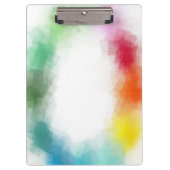 Abstrakte, moderne, trendige Vorlage Klemmbrett (Vorderseite)