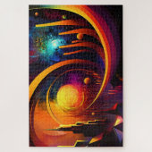  abstrakte moderne und helle Dekoration Puzzle (Vertikal)