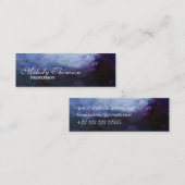 Abstrakte, moderne Visitenkarten Mini Visitenkarte (Vorne/Hinten)