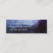 Abstrakte, moderne Visitenkarten Mini Visitenkarte (Rückseite)