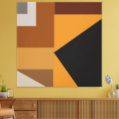 Abstrakte moderne Wandkunst für Zuhause- oder Büro Leinwanddruck (Insitu (Wohnzimmer))