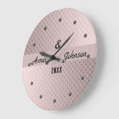 Abstrakte, moderne, weiche Gradientenflüssigkeit W Große Wanduhr (Winkel)