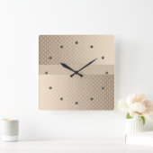 Abstrakte, moderne, weiche Gradientenflüssigkeit W Quadratische Wanduhr (Zuhause)