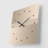 Abstrakte, moderne, weiche Gradientenflüssigkeit W Quadratische Wanduhr (Winkel)