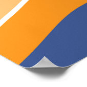 Abstrakte Mondlandschaften Poster (Ecke)