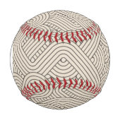 Abstrakte Monogramm Baseball (Vorderseite)