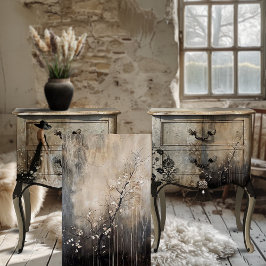 Abstrakte Moody für die Blütenzweige Seidenpapier