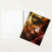 Abstrakte Mosaik Feminine Face Wall Art - Textil Planer (Anzeige)