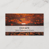 Abstrakte Mosaik-Sonnenuntergang-Fliesen Muster bu Visitenkarte (Vorderseite)