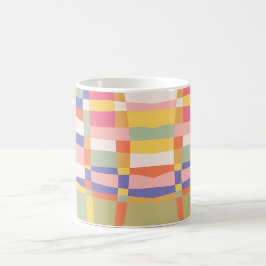 Abstrakte Mosaik-Tasse - Vibranntes Multicolor-Des Kaffeetasse (Mittel)