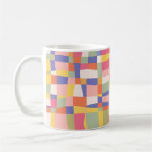 Abstrakte Mosaik-Tasse - Vibranntes Multicolor-Des Kaffeetasse (Links)