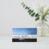 Abstrakte Mosaikfliesen Visitenkarte (Stehend Vorderseite)