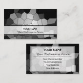 Abstrakte Mosaikfliesen Visitenkarte (Vorne/Hinten)