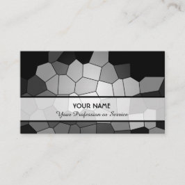 Abstrakte Mosaikfliesen Visitenkarte