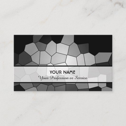 Abstrakte Mosaikfliesen Visitenkarte (Vorderseite)