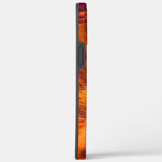 Abstrakte Mosaikkonstruktion aus rötlich-orangefar Case-Mate iPhone Hülle (Rückseite / Rechts)