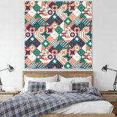 Abstrakte Mosaikwerbung Leinwanddruck (Insitu (Schlafzimmer))