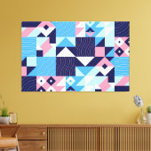 Abstrakte Mosaikwerbung Leinwanddruck (Insitu (Wohnzimmer))