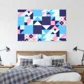 Abstrakte Mosaikwerbung Leinwanddruck (Insitu (Schlafzimmer))