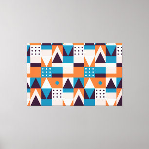 Abstrakte Mosaikwerbung Leinwanddruck