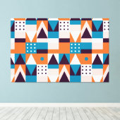 Abstrakte Mosaikwerbung Leinwanddruck (Insitu (Holzboden))
