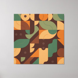 Abstrakte Mosaikwerbung Leinwanddruck