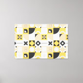 Abstrakte Mosaikwerbung Leinwanddruck (Vorderseite)