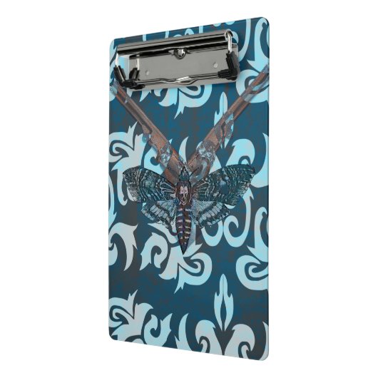 Abstrakte Moth Mini-Zwischenablage Mini Klemmbrett (Gewinkelt2)