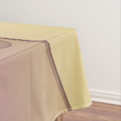 Abstrakte Motive Modernes Rosa Goldenes Fraktal Ku Tischdecke (Beispiel)