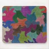 Abstrakte Multicolor-Doodle Mousepad (Vorne)