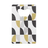 Abstrakte MultiColor Kreditkarte Flaschenöffner (Rückseite)