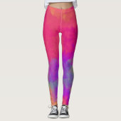 Abstrakte Multicolor-Leggings Leggings (Vorderseite)