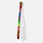 Abstrakte Multicolor Pastel Krawatte (Rückseite)