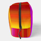 Abstrakte Multicolor Stripes Toilettensäcke Waschbeutel (Rechts)