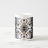 Abstrakte Muschel Porzellantasse (Vorderseite)