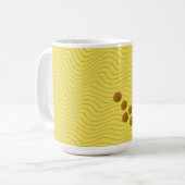Abstrakte Muscheln an der Küste Kaffeetasse (Vorderseite Links)