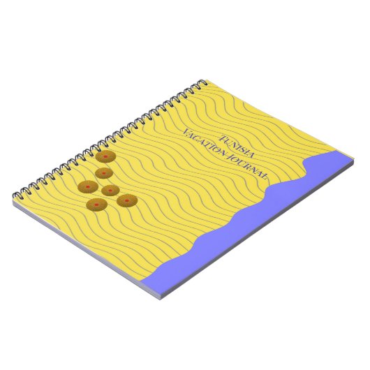 Abstrakte Muscheln an der Küste Notizblock (Linke Seite)