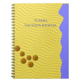 Abstrakte Muscheln an der Küste Notizblock