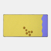 Abstrakte Muscheln an der Küste Schreibtischunterlage (Vorderseite)