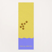 Abstrakte Muscheln an der Küste Yogamatte (Vorderseite)