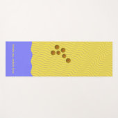 Abstrakte Muscheln an der Küste Yogamatte (Vorderseite (Horizontal))