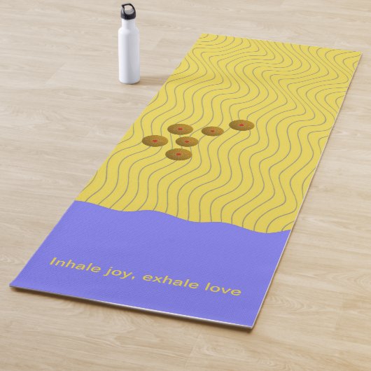 Abstrakte Muscheln an der Küste Yogamatte (Beispiel)