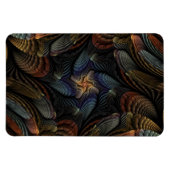 Abstrakte Muscheln Magnet (Horizontal)